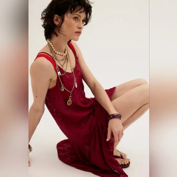 Free Pepple NWOT " Ready To Go" Midi Slip xs - Picture 2 of 9